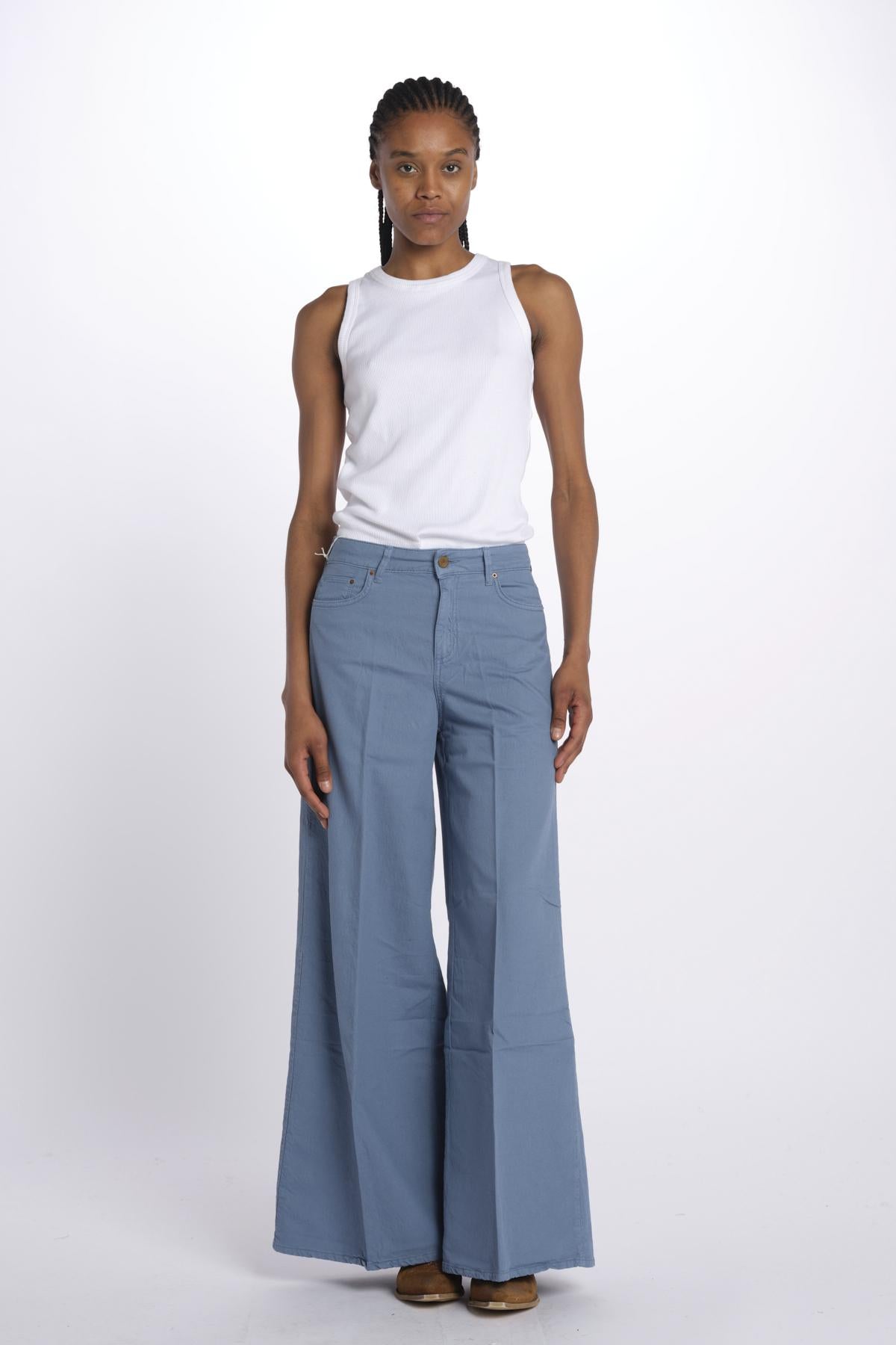 Pantalone SERENA misto lino 4 tasche SERENA TMLS06 187 ps don't forget me