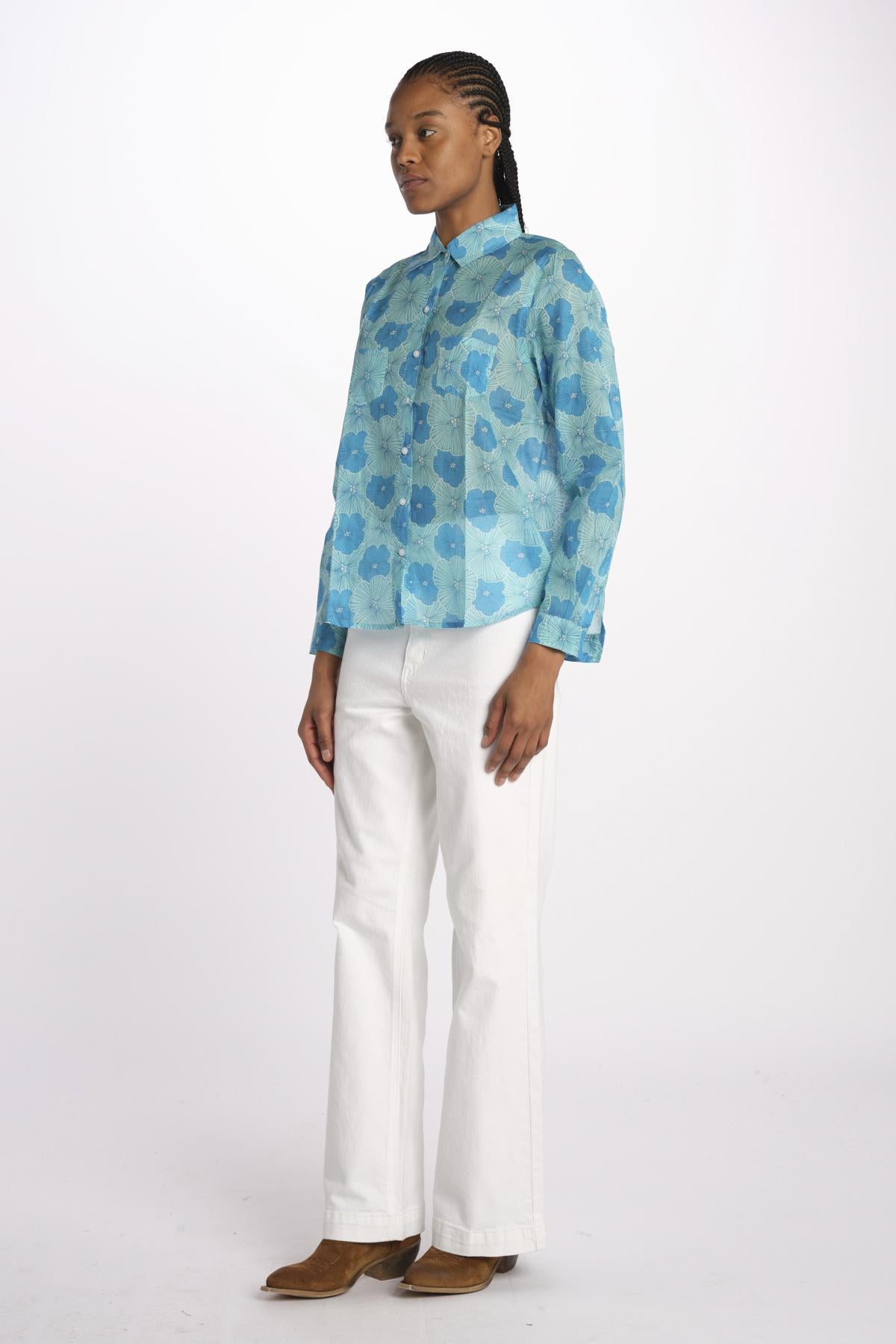 Camicia FLEUR SX7522 4F18 terre rouge