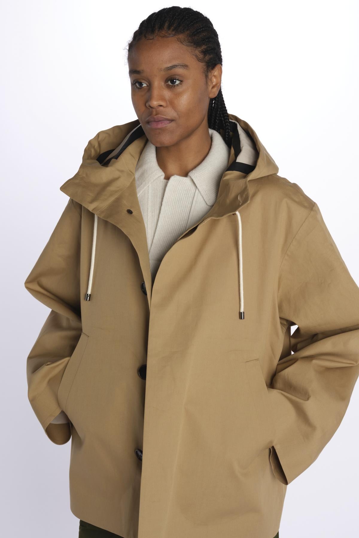 Giaccone con cappuccio reversibile CARDIFF CORD sofie d'hoore