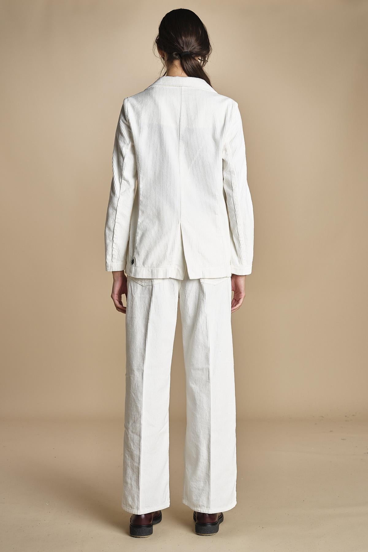 monopetto in velluto rocciatore LIVI IVORY true avenue