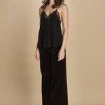 top con spalline sottili. WWCR01313 BLACK zadig & voltaire