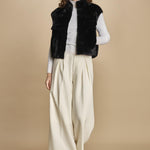 gilet in ecofur. GABI NOIR giovanni paris