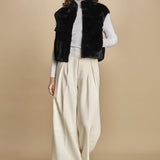 gilet in ecofur. GABI NOIR giovanni paris