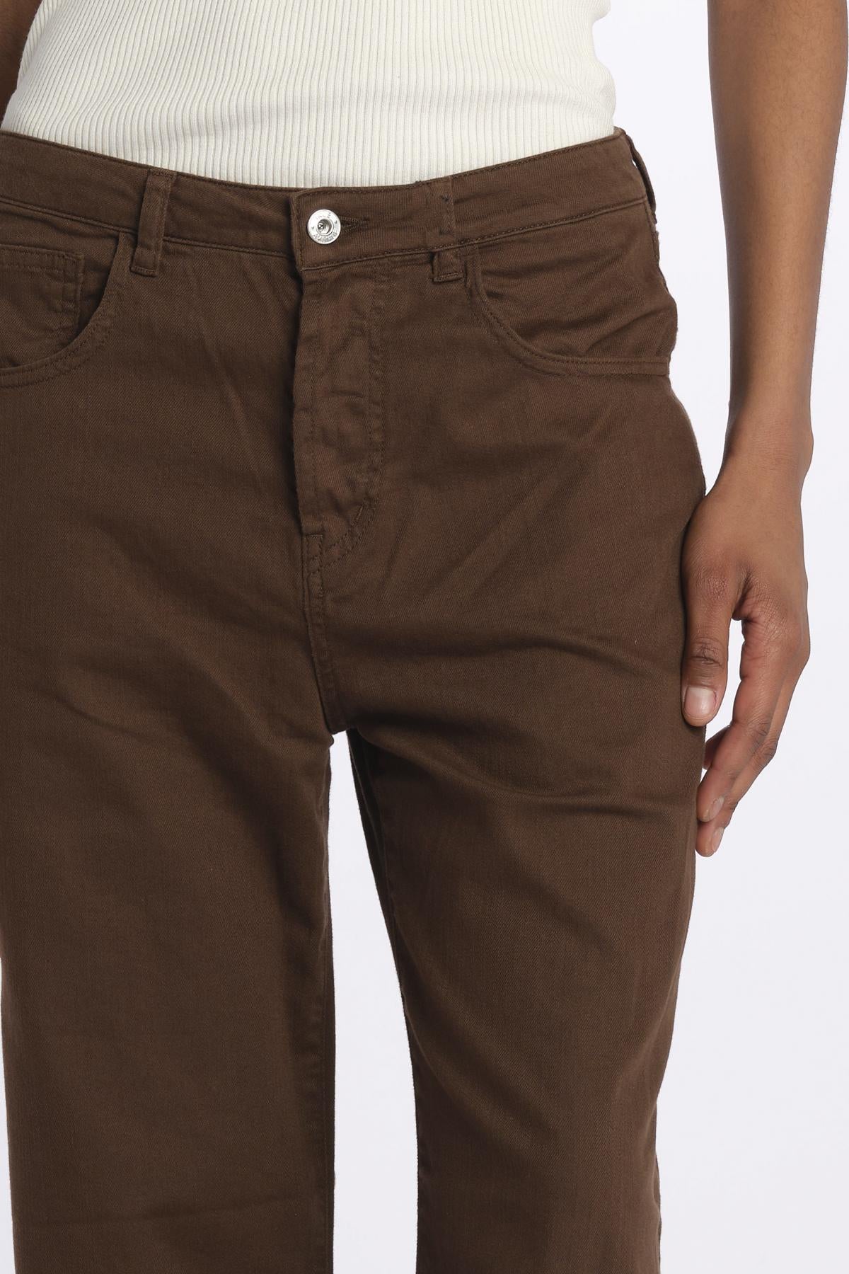 Denim ZELDA combo cropped ZELDA CHOCOLATE true avenue