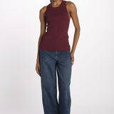 Canottiera EDEA costine EDEA BORDEAUX vanessa bruno