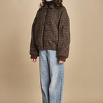 giubbino in piede de poule ASHER52 CBA COMBO bellerose