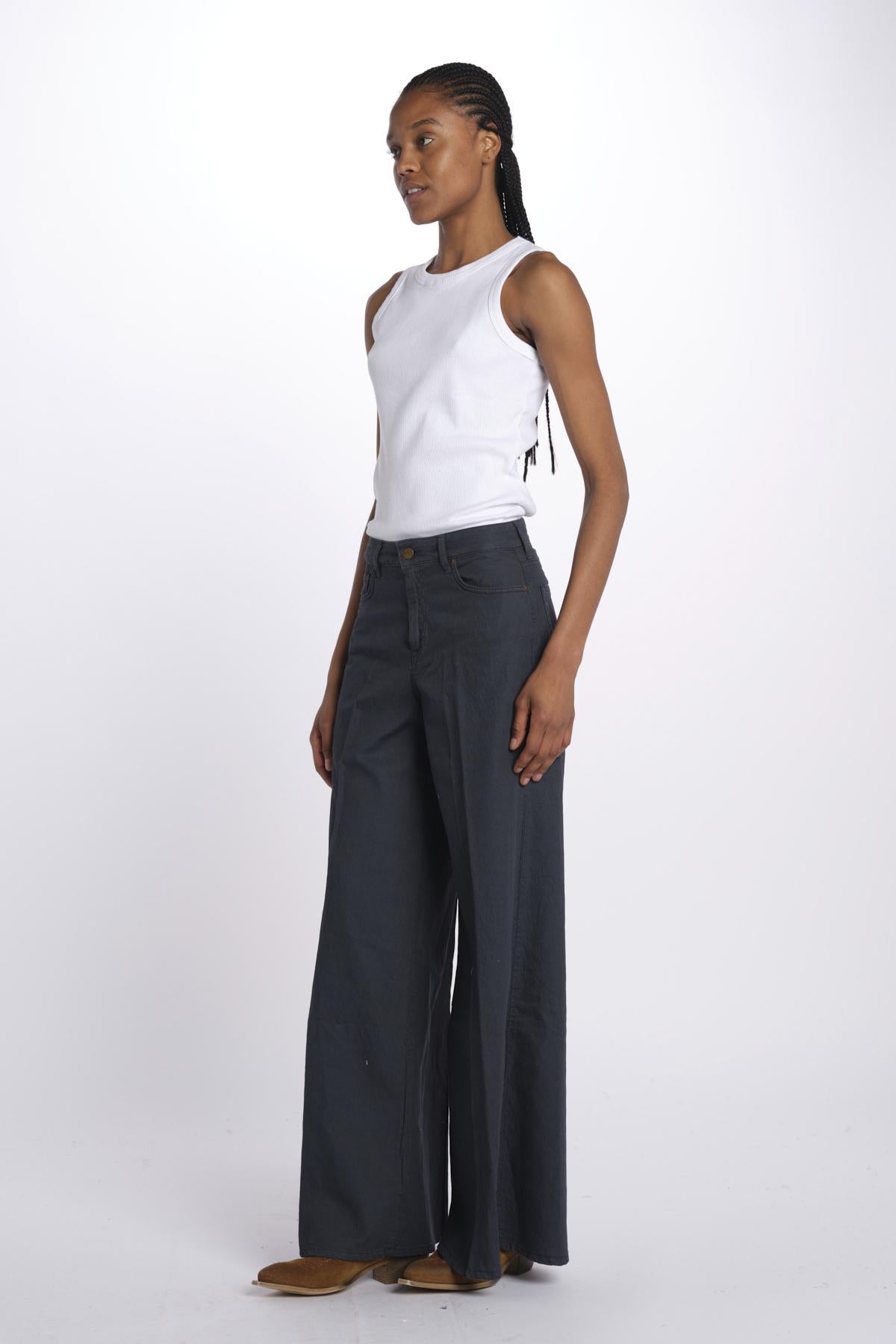 Pantalone SERENA misto lino 4 tasche SERENA TMLS06 040 ps don't forget me