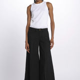 Pantalone GRACE taschina misto lino zampa GRACE TMLS06 099 ps don't forget me