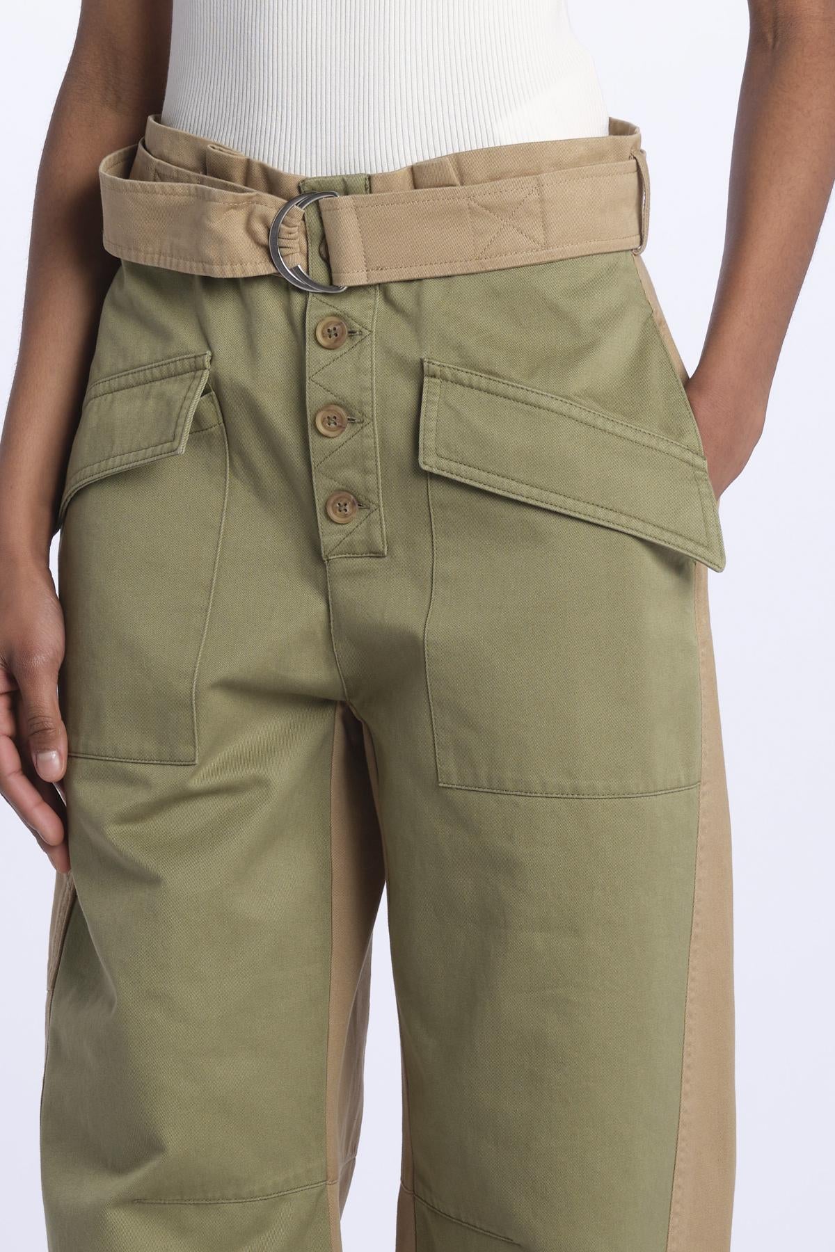 Pantaloni CAROLINA bicolore 079 CHINO sea ny