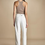pantalone in fustagno OLIMPIA IVORY true avenue