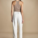 pantalone in fustagno OLIMPIA IVORY true avenue