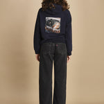 felpa con cappuccio e strass. JWSS01667 ENCRE 404 zadig & voltaire