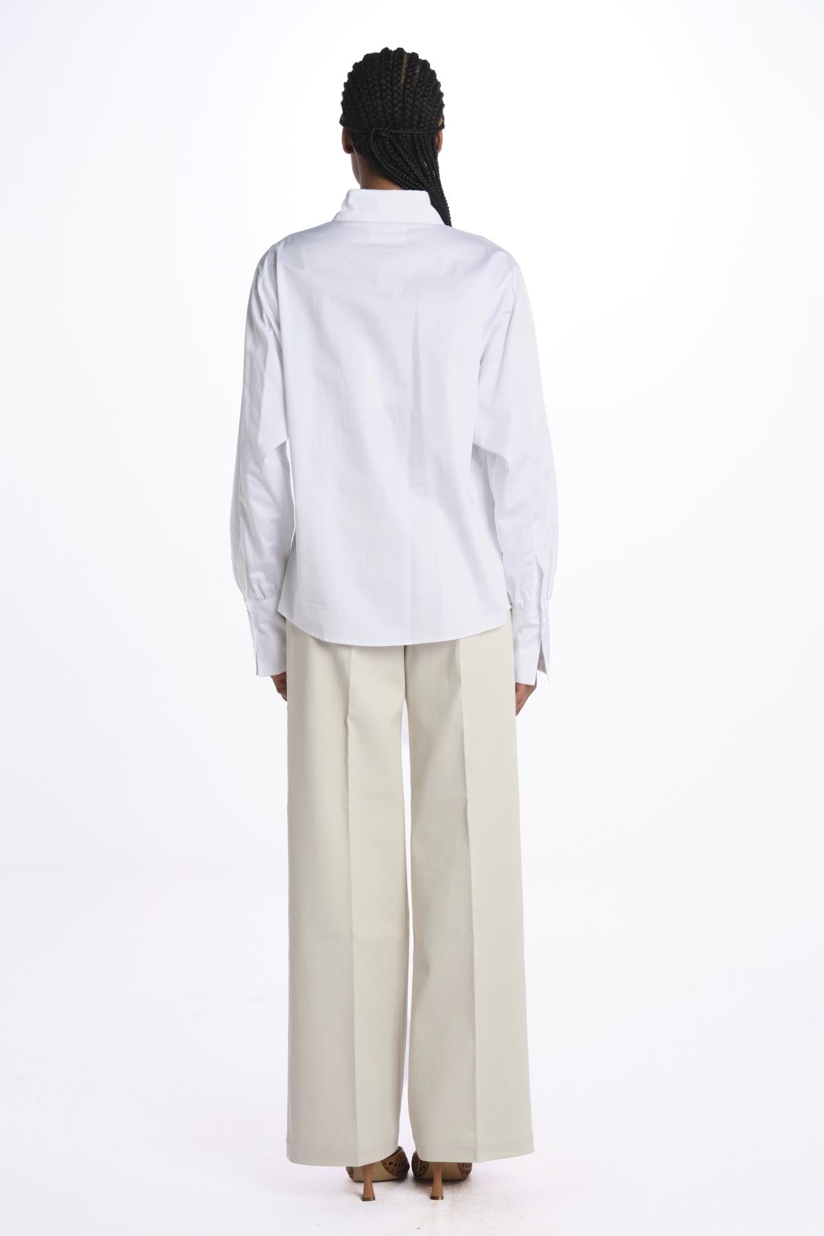 FELTRE camicia manica lunga FELTRE WHITE crida