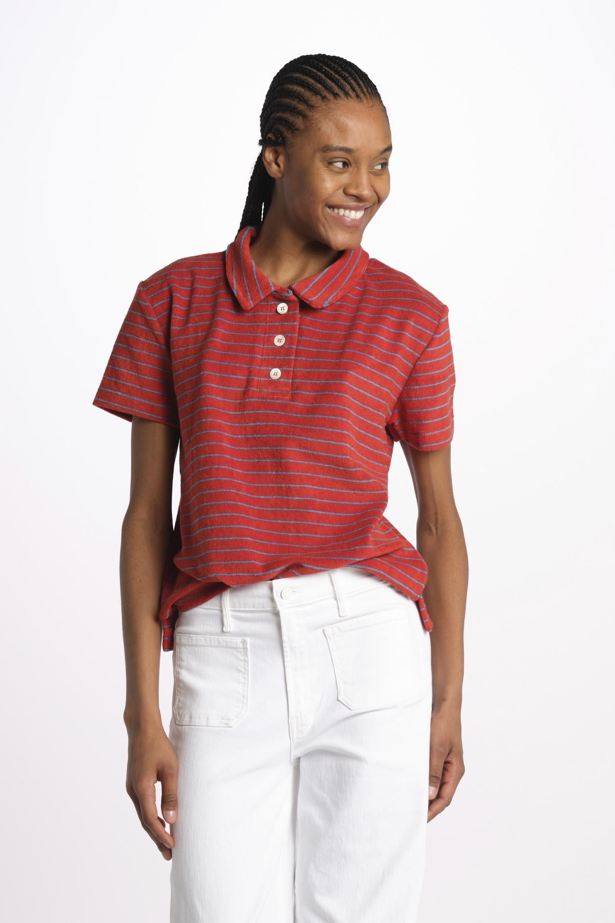 Polo spugna righe DREAM JOURNAL ARANCIO howlin'