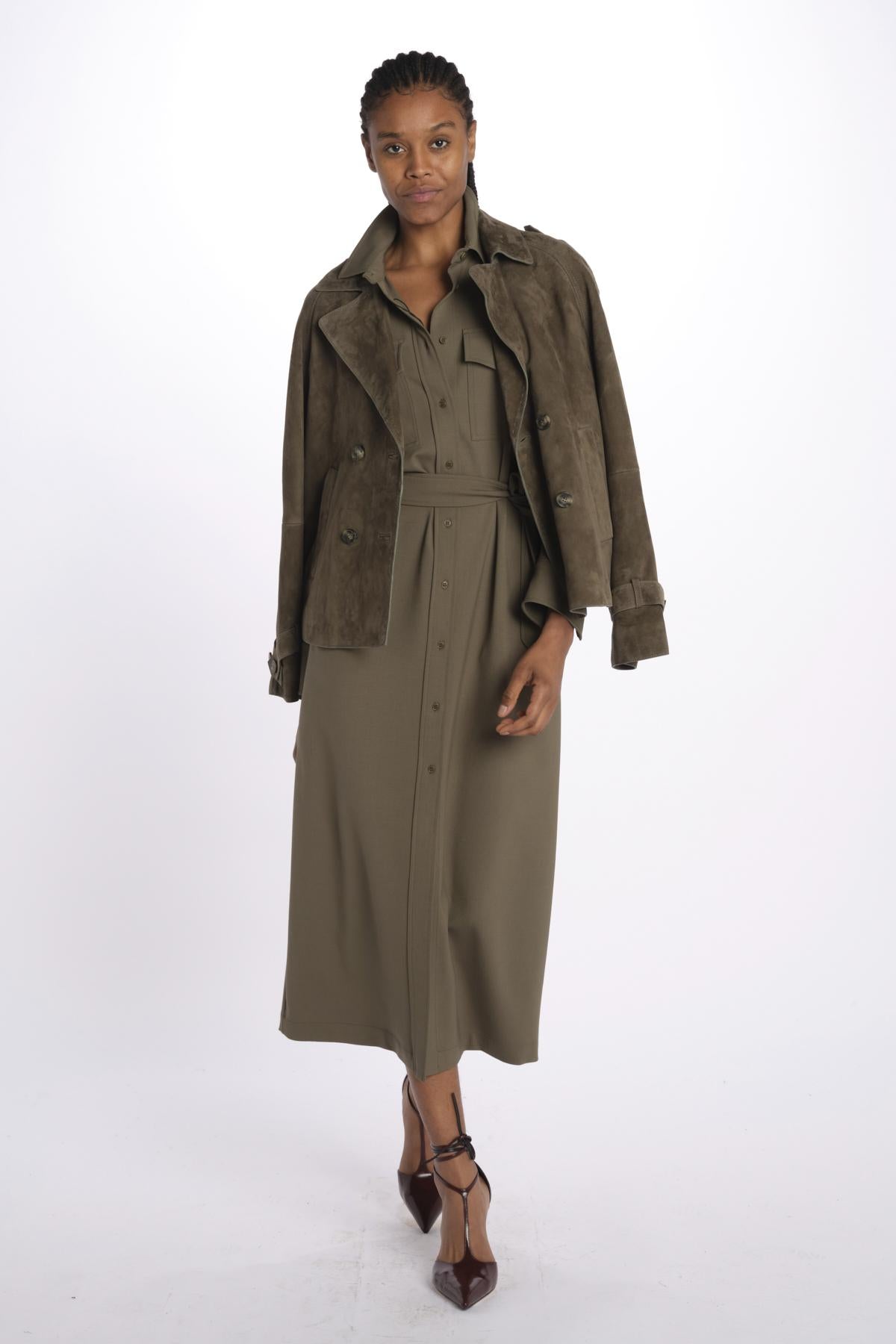 Abito CLOWN 2515221071600 008VERDEKAKI weekend maxmara