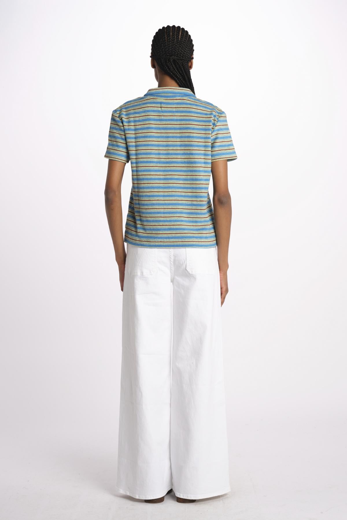 Polo spugna righe DREAM JOURNAL AZZURRO howlin'