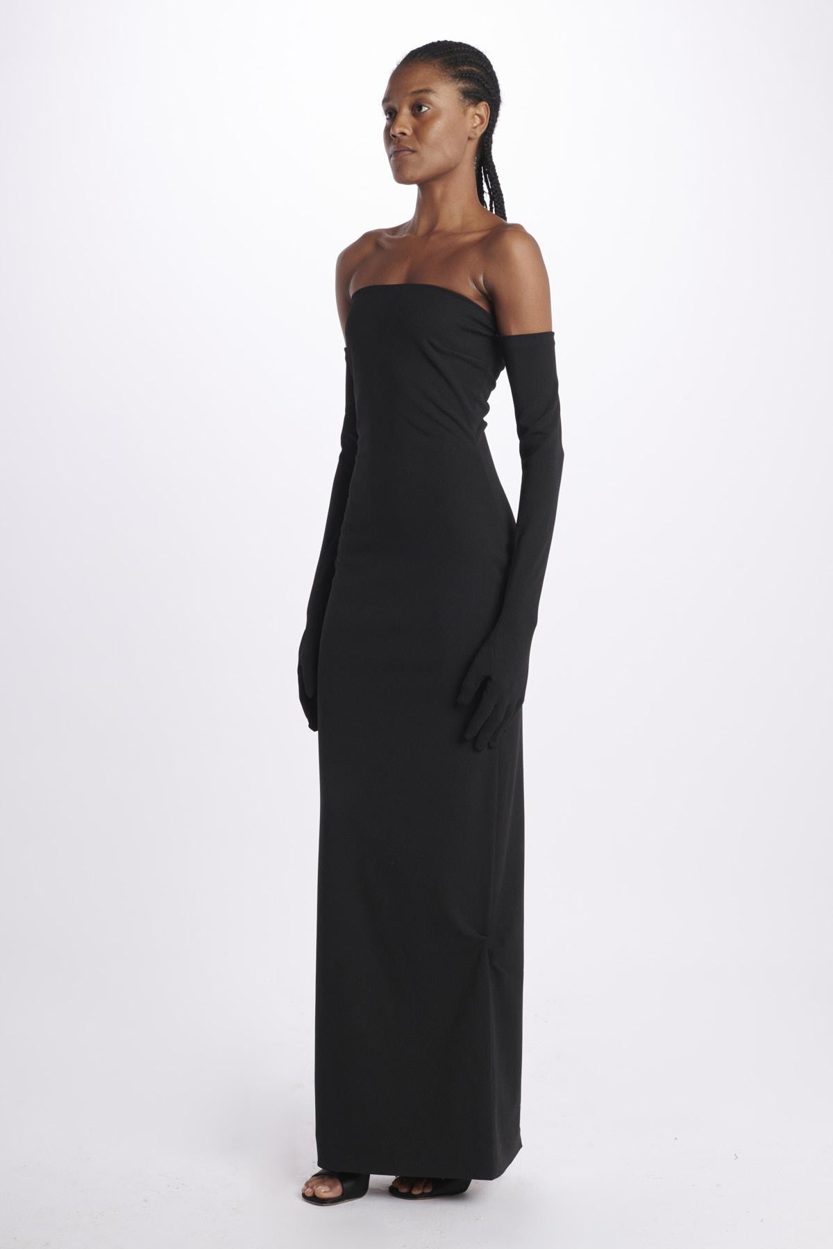 TULLIAMAXIDRESS BLACK solace