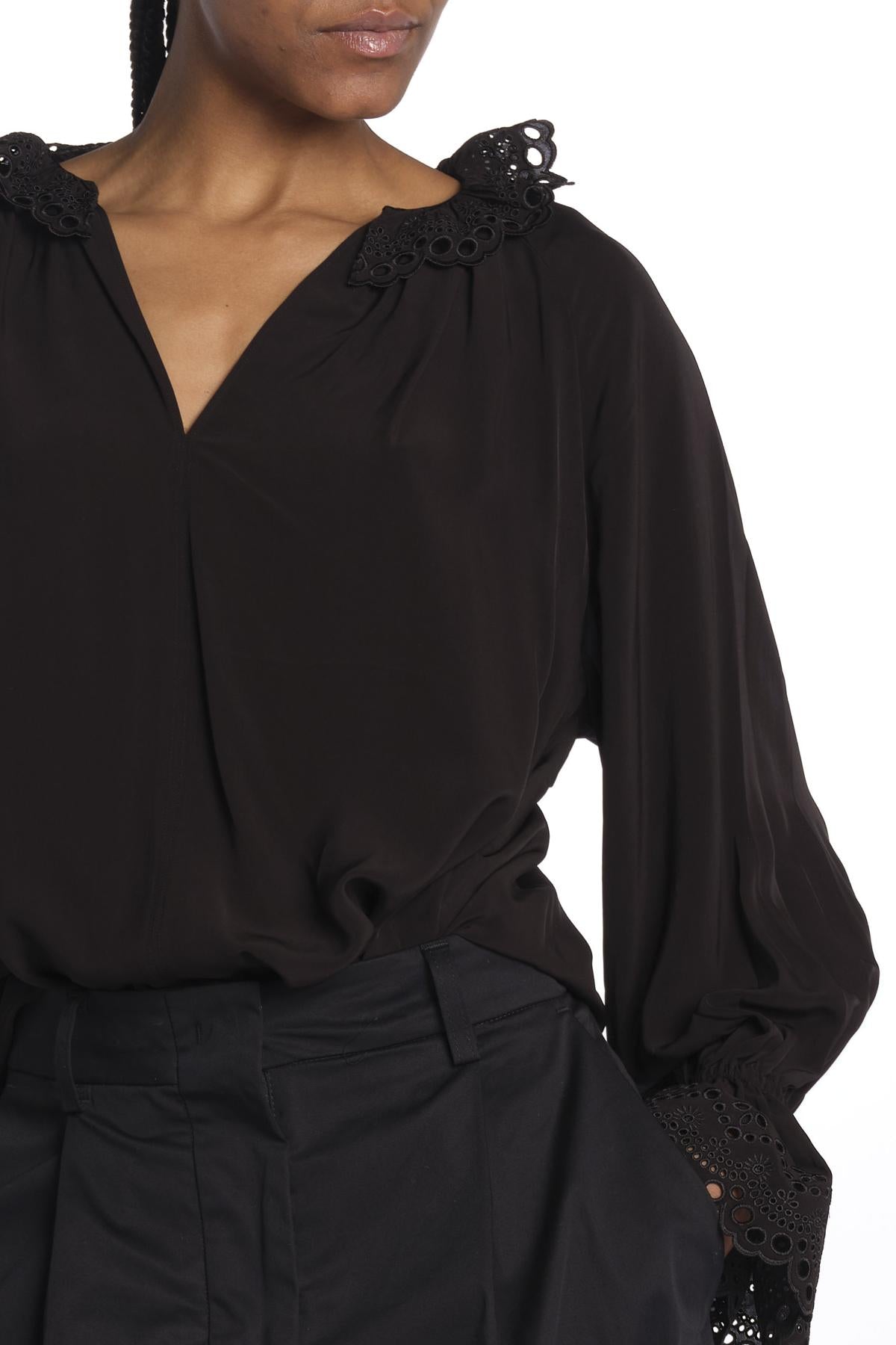 Blousa m/l ricami belli DELIO NOIR999 vanessa bruno