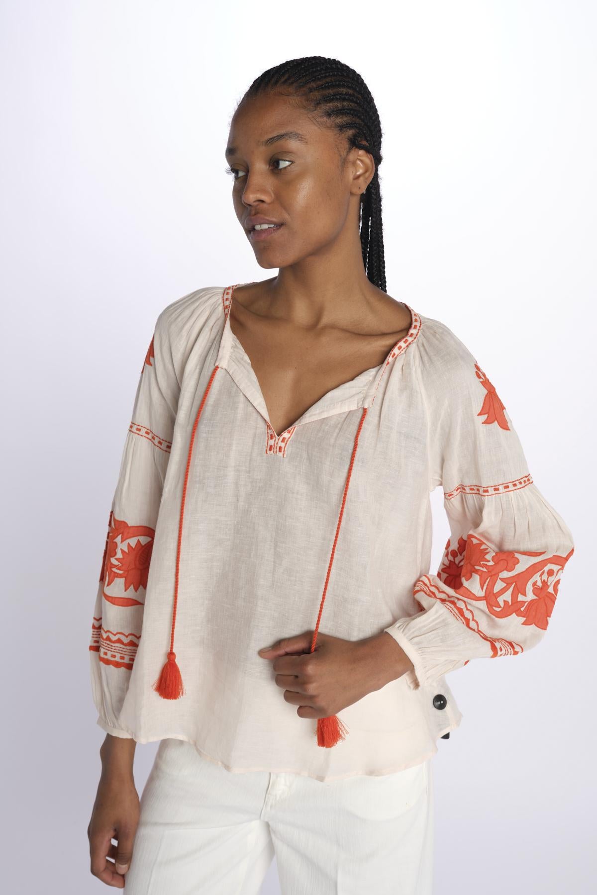 benaras soleil BE24877APALE PINK ORANGE
