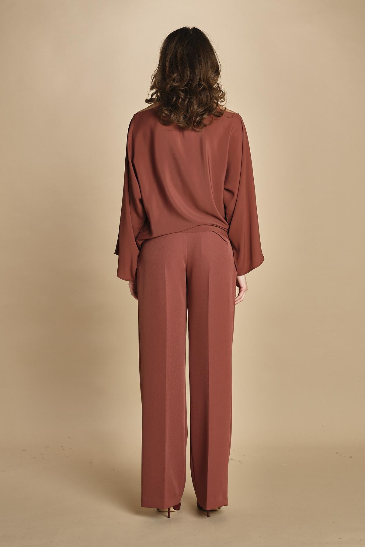 top in seta incrociato 31103-304 COCCIO 57 federica tosi