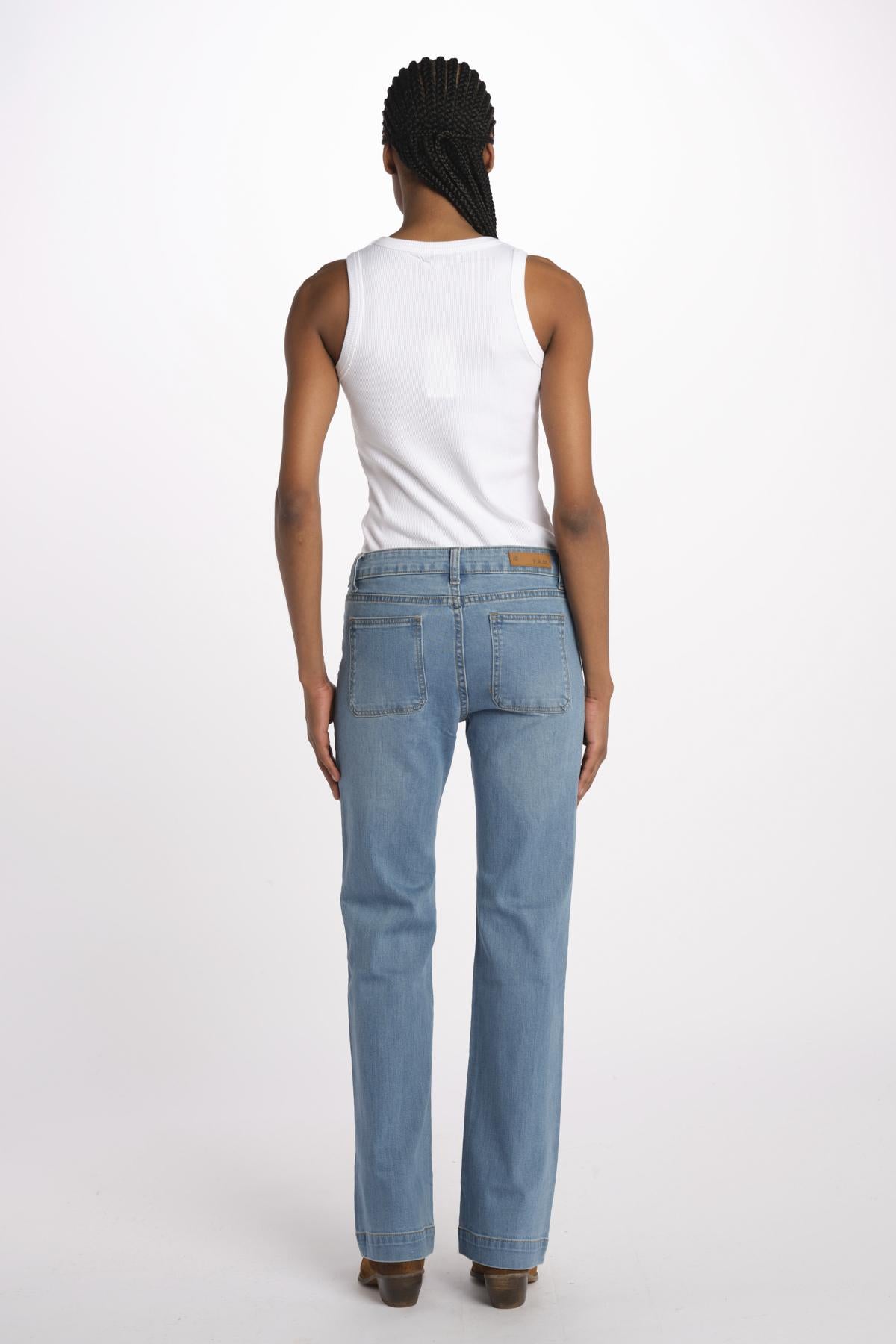 BELLA jeans bootcut hr 09 bc by fam. BELLA BABY BLUE fam