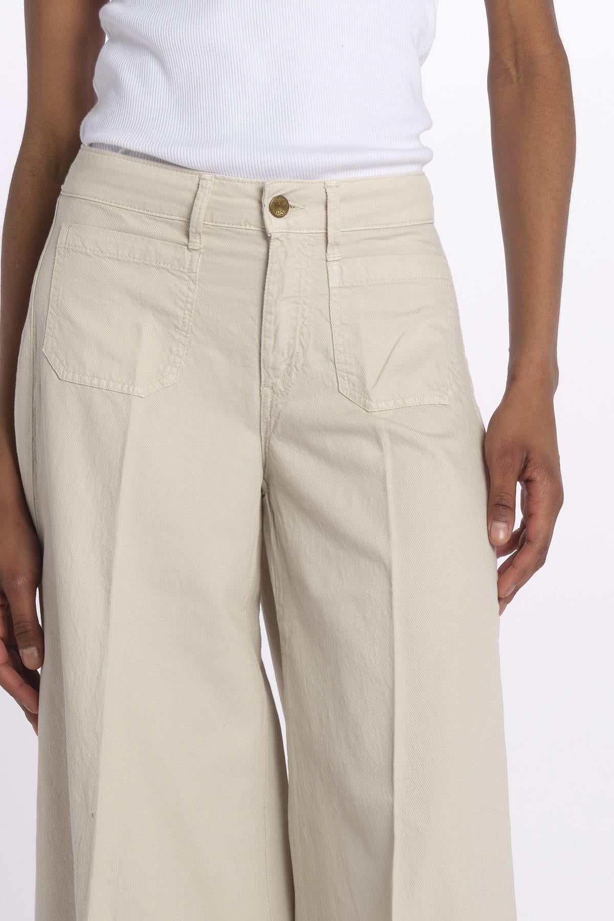 Pantalone GRACE taschina misto lino zampa GRACE TMLS06 182 ps don't forget me