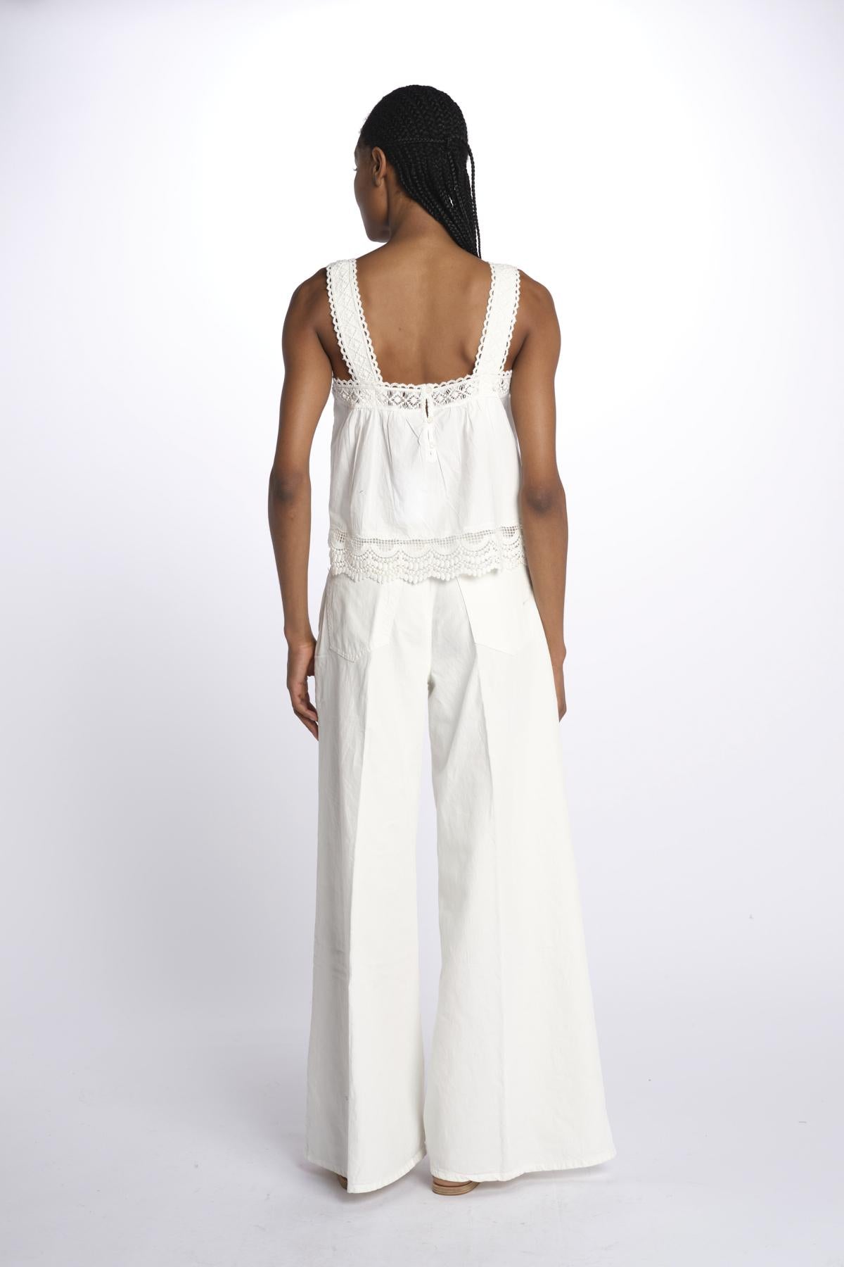 PARADINE top macrame' B0351 OFF W louise misha