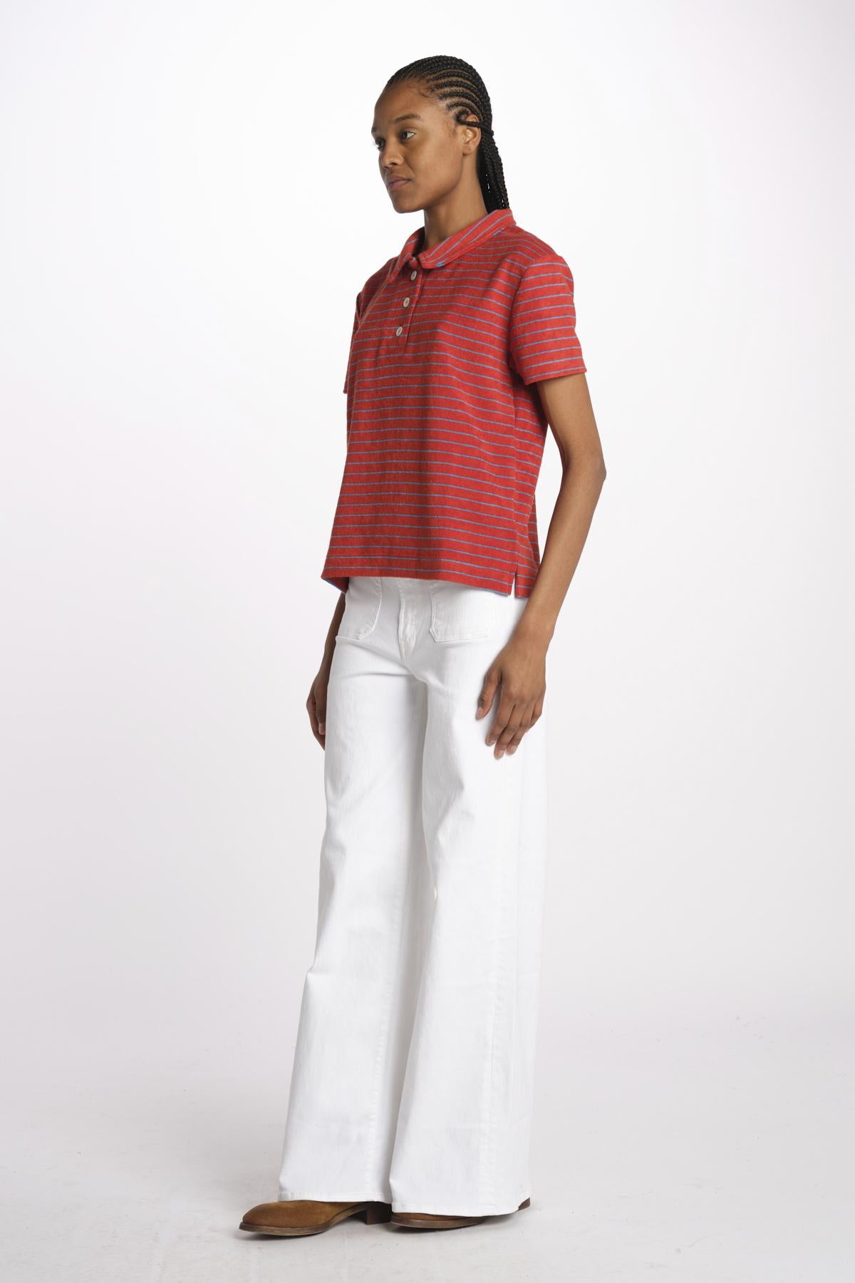 Polo spugna righe DREAM JOURNAL ARANCIO howlin'