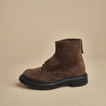 scarponcino in camoscio con zip 197 DARKEARTH adieu