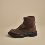 scarponcino in camoscio con zip 197 DARKEARTH adieu