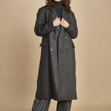 cappotto doppiopetto over. MAN0053 GRI0125W soeur