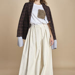 pantalone over in velluto BIRKIN MJD228_ATEX40 J0236 CREAM jejia