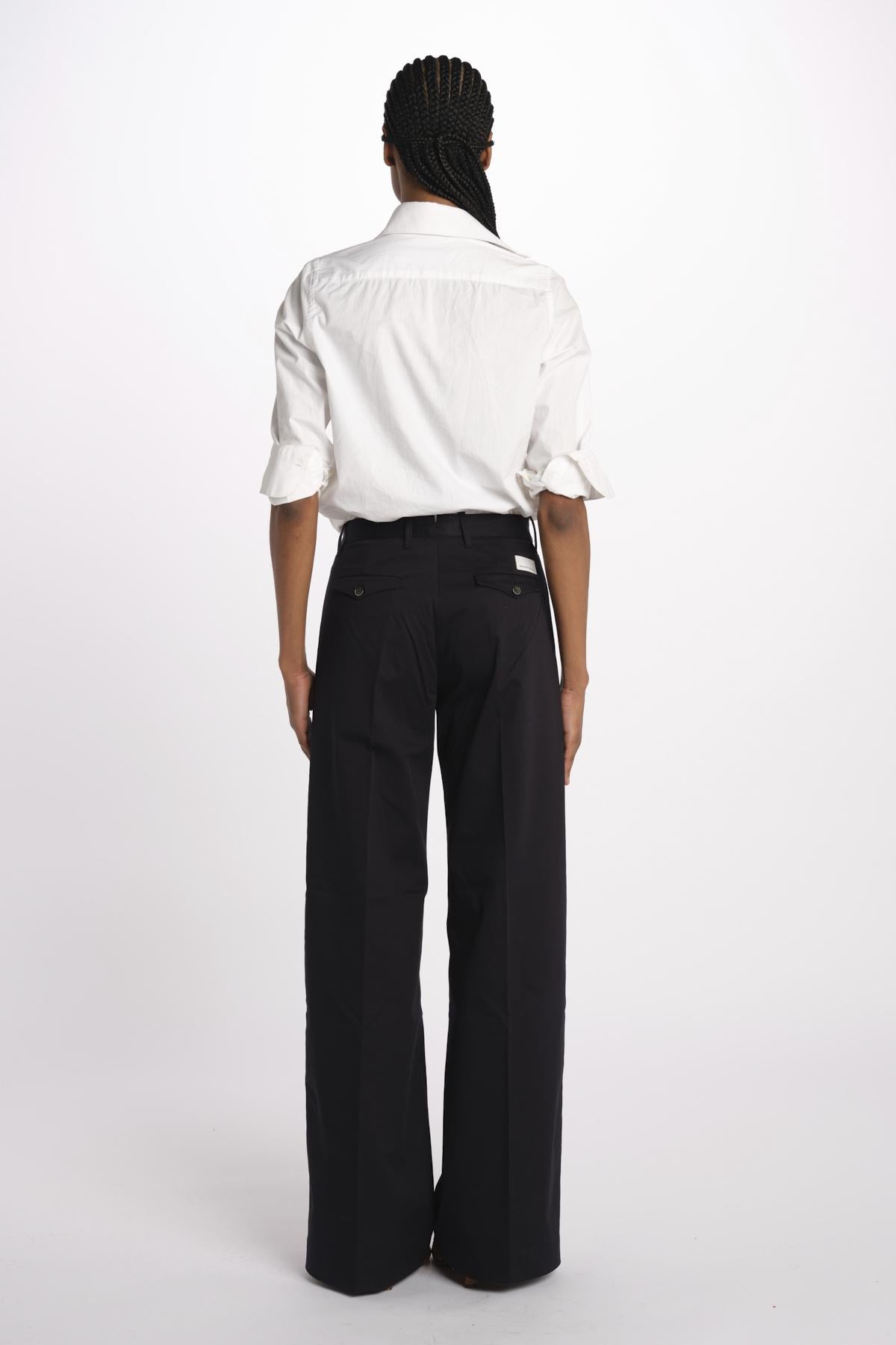 Pantalone NADIA co/ stretch NADIA NAC120 P01 NAVY nine in the morning