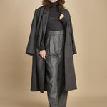 pantalone con due pinces occhio di perenice. PAN0173 GRI0125W soeur