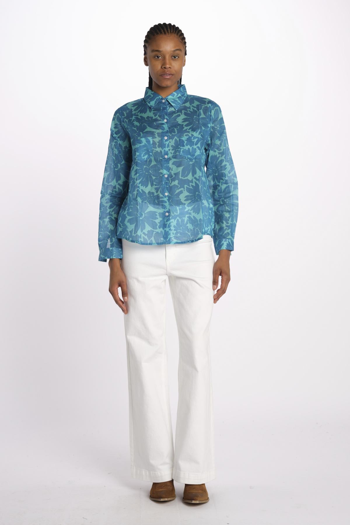 Camicia FLEUR SX7522 5GG01 terre rouge