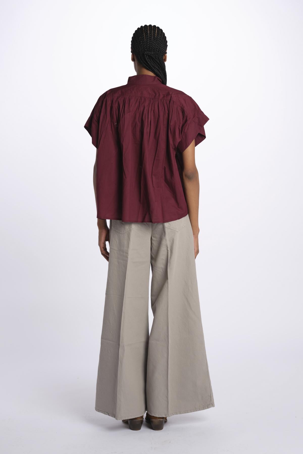 Camicia CORY m/c voille CORY BORDEAUX vanessa bruno