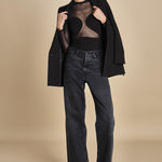 body manica lunga con trasparenze ALL NIGHTER BLACK undress code