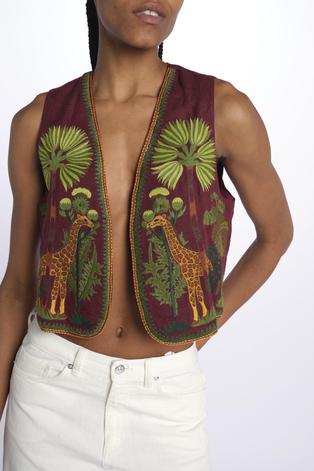 benaras soleil BE24866BURGUNDY