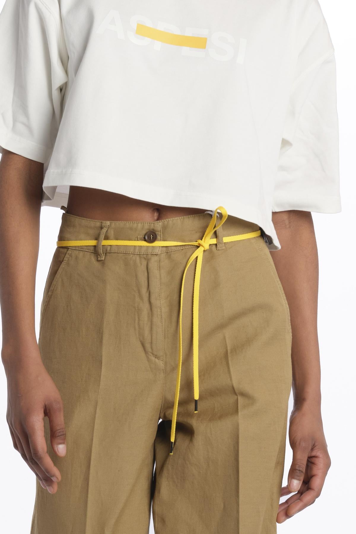 Pantalone lino/cotone tinto capo MOD.0188 TERRA aspesi