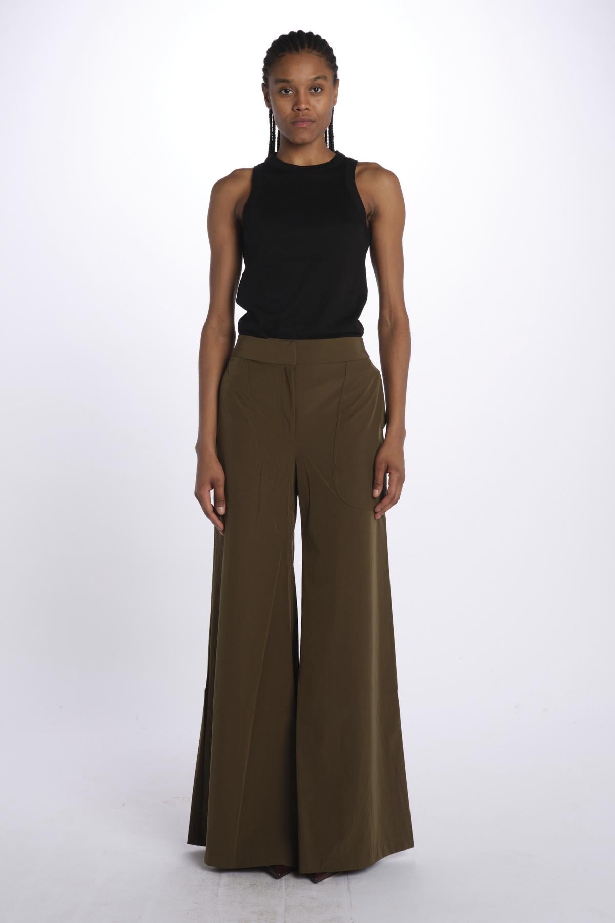 Pantalone pantalone nylon spandex P024 MOSS just bee queen