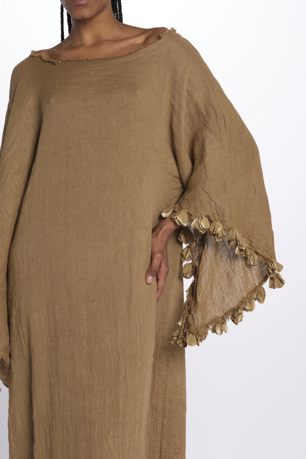 Abito NEFELI lungo m/l NEFELI CAMEL la strega