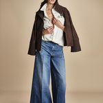 camicia denim con disegni ricamati THE ALL MY EXES  21126 1494 mother