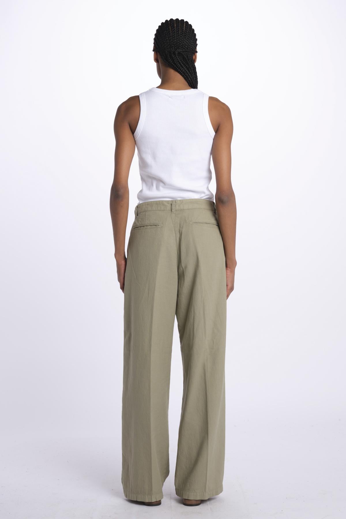 Pantalone LOIS lino M27DOLOIS-T3232 U608 massimo alba