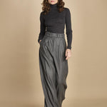 pantalone con due pinces occhio di perenice. PAN0173 GRI0125W soeur