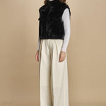 gilet in ecofur. GABI NOIR giovanni paris