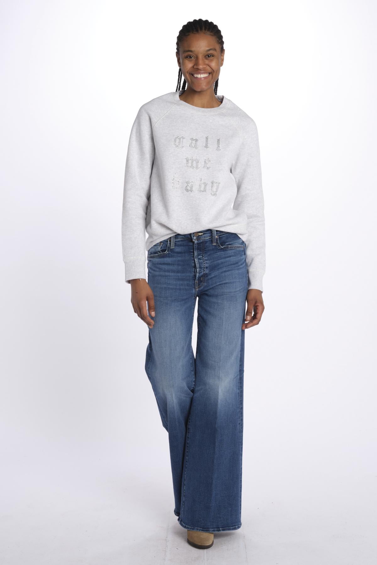 Upper mo call me baby strass JWSS01653 GRISCHINE zadig & voltaire