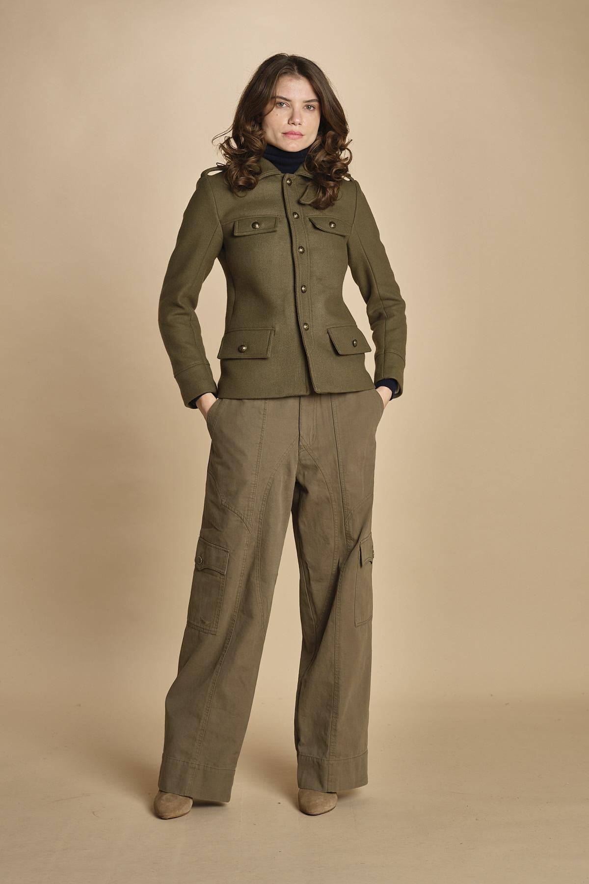 giacca sahariana. WWOW01681 LEAVES 308 zadig & voltaire