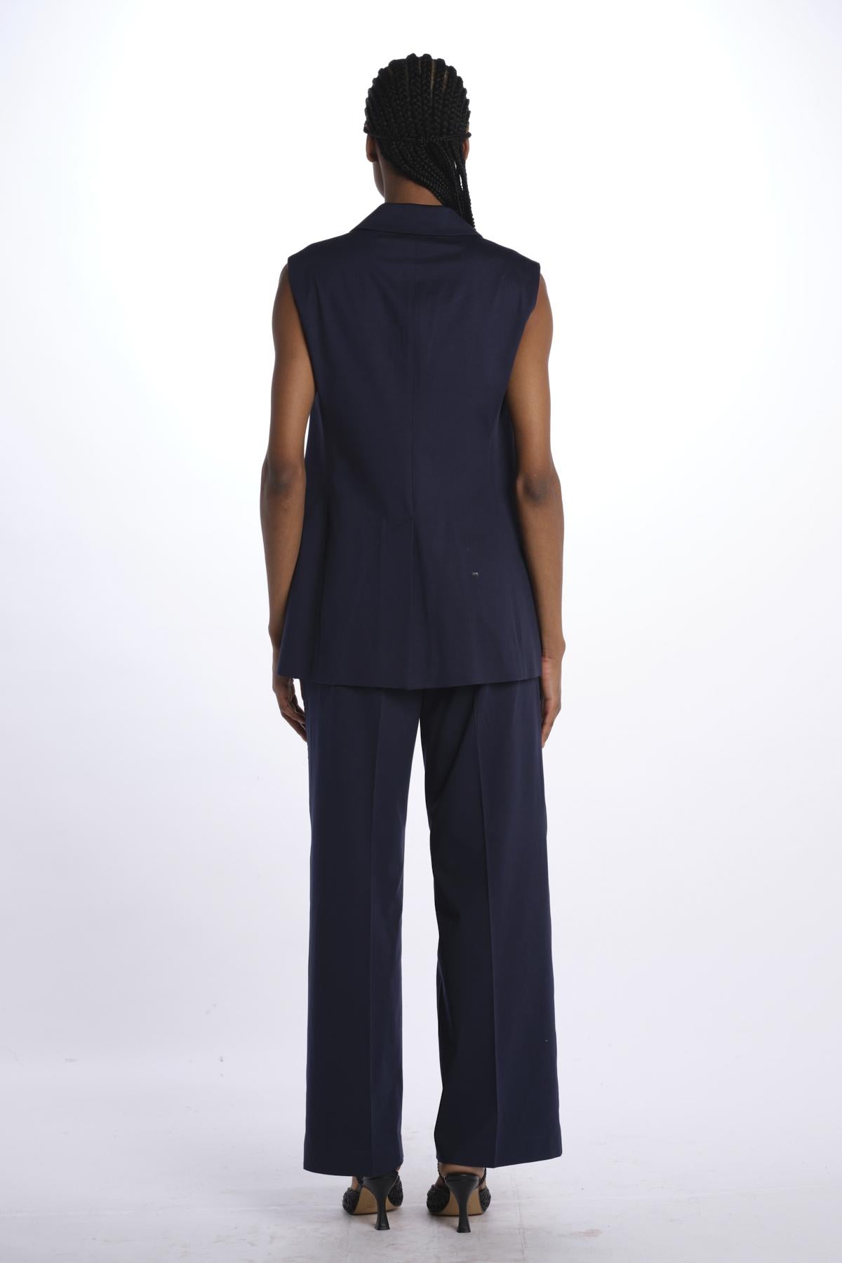 Gilet filo scozia 3417 INDIGO circolo 1901