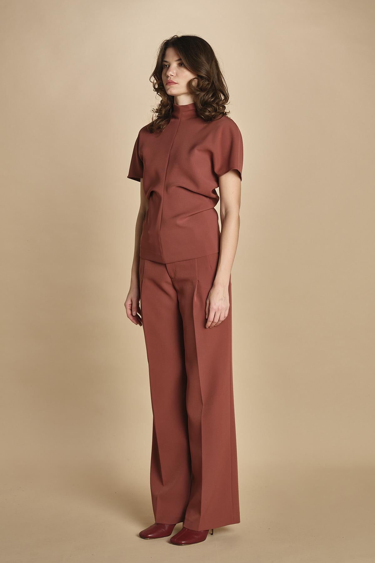 top manica corta con collo alto 31101-313 COCCCIO 57 federica tosi