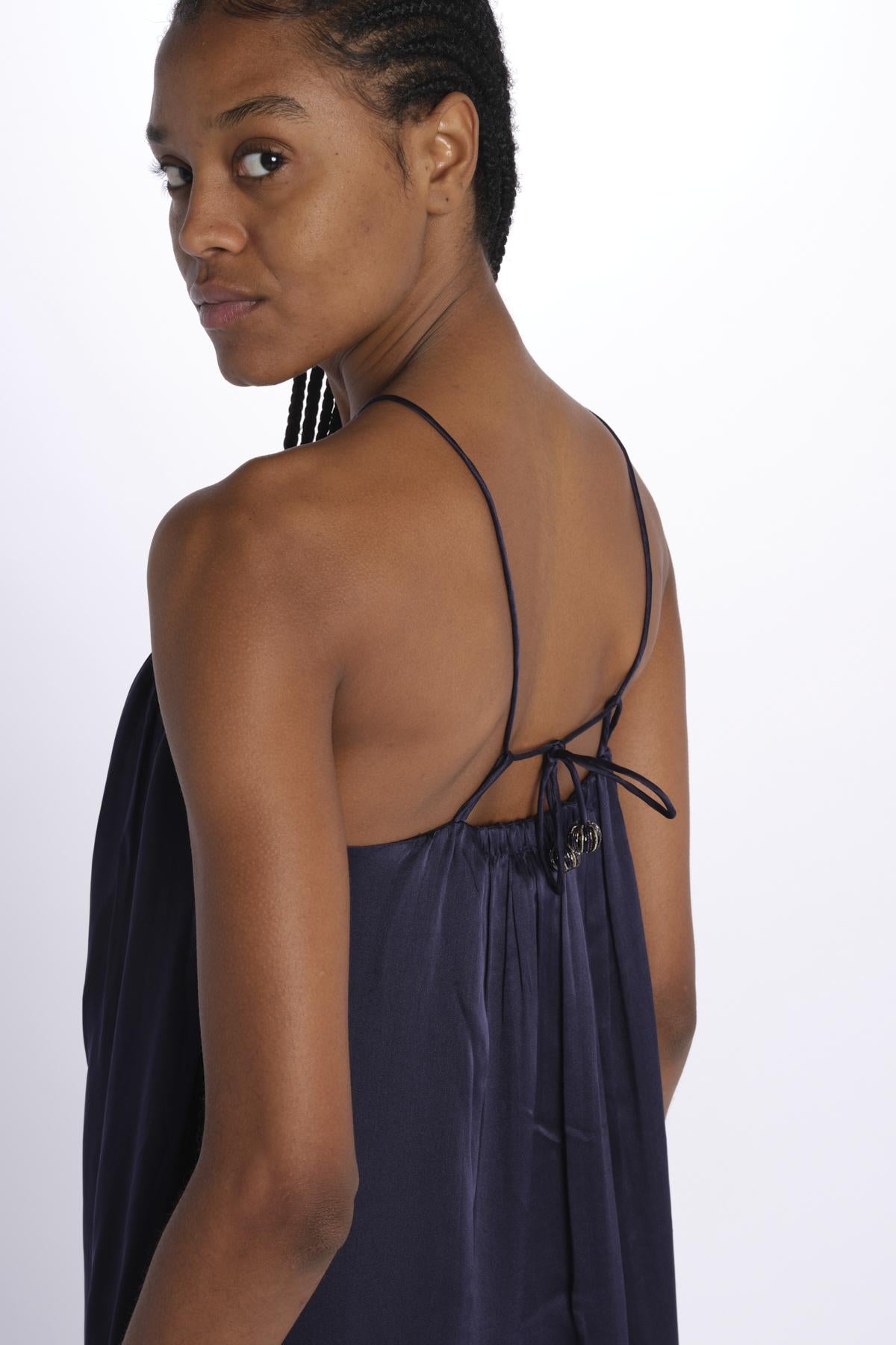 MED 3 DRESS BE24546 NAVY milaura